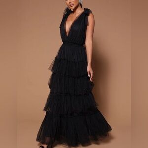 Fashion Nova Nya Tulle Maxi dress